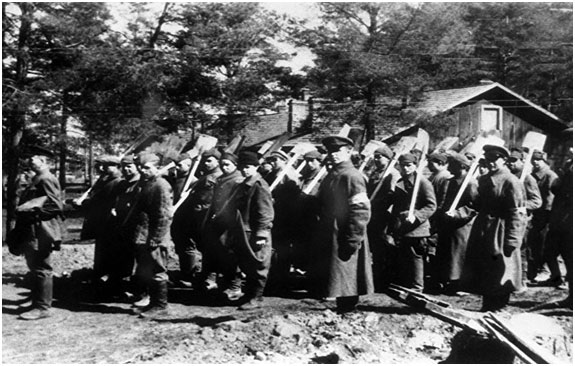 Фашистский концентрационный лагерь смерти для военнопленных  (июнь 1941 года) на Переспе